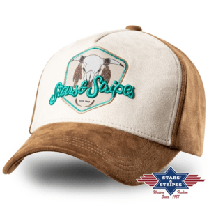 Billede af Stars & Stripes, Trucker Cap,TC  Buffalo turquoise