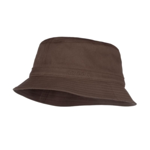 Scippis, Bucket hat i canvas med UPF50+ solbeskyttelse, brun