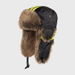 MJM, Trapper Reflex 32 faux fur, black