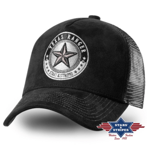 Stars & Stripes, Trucker Cap, Texas Ranger, black